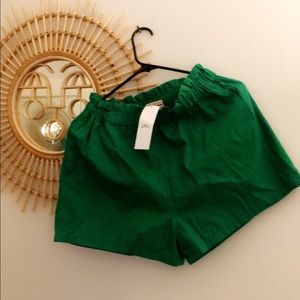 Hot green shorts (waist banded)